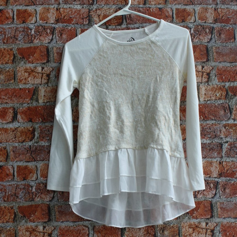 Jordache Girls Long Sleeved Shirt Sparkle